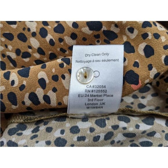 Dolan Charley puff sleeve leopard print top - Picture 7 of 12